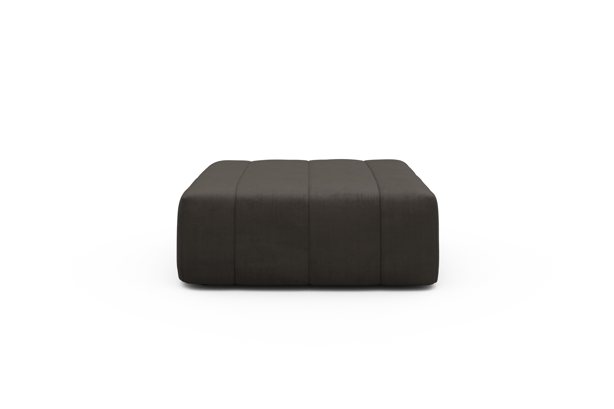 Sitzhocker Hugo Ottomane Cordufine-Taupe