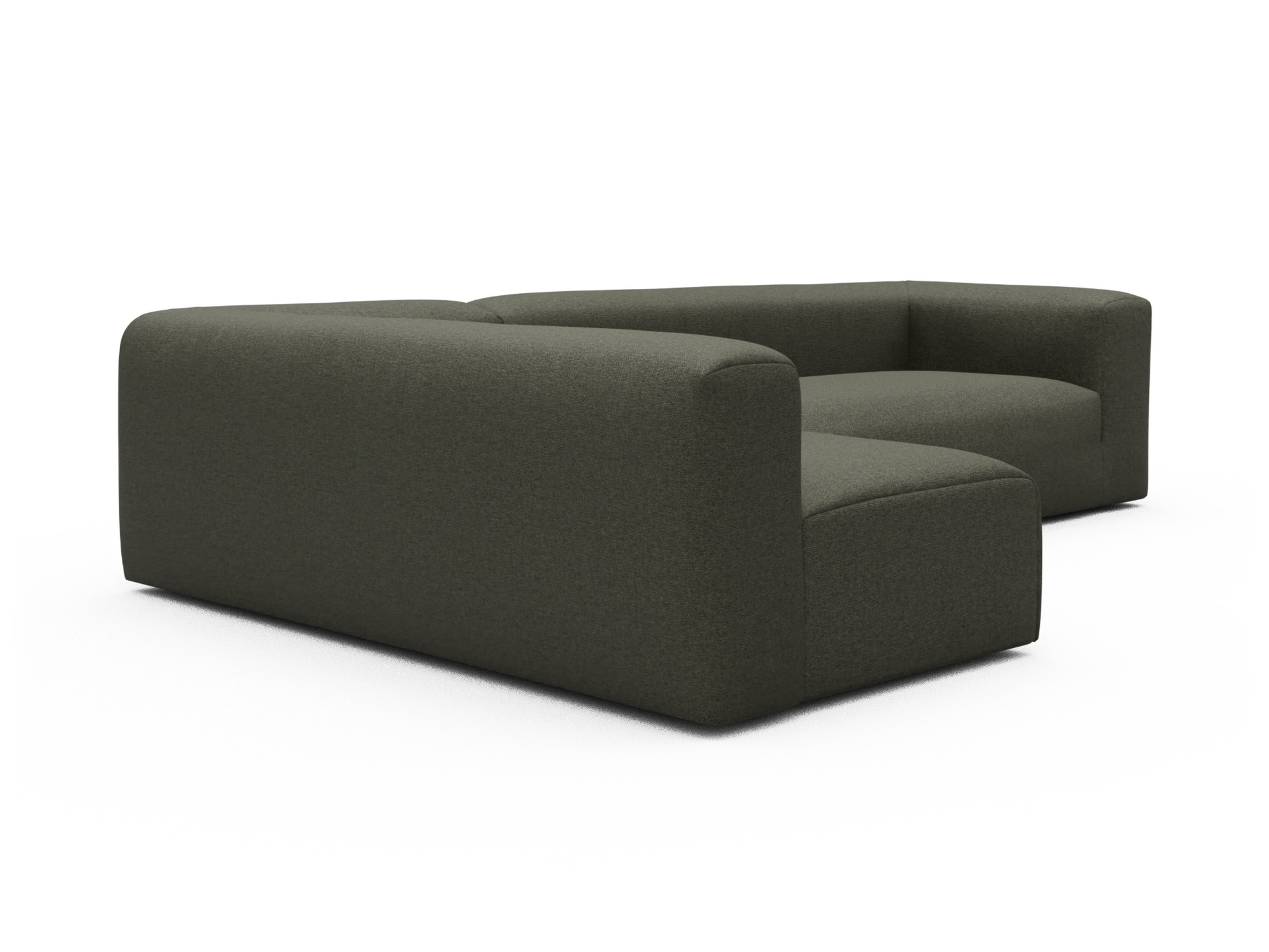 Skandi Home Ecksofa Fred 2x 2,5-Sitzer links offen Sama-Winter-Moss moebelfaktor