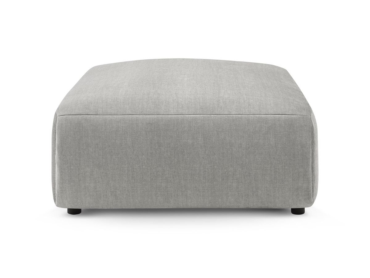 Bobochic Jeanne Pouf 95 × 117 cm Samt Hellgrau