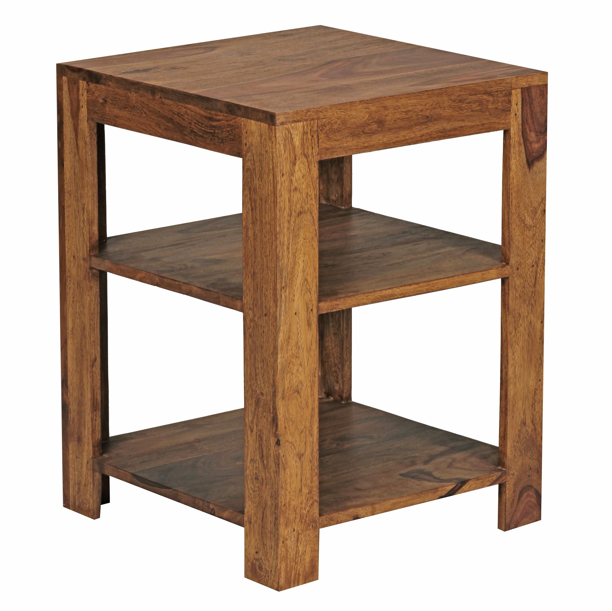 Standregal Aalvik Sheesham Massivholz Höhe 60 cm