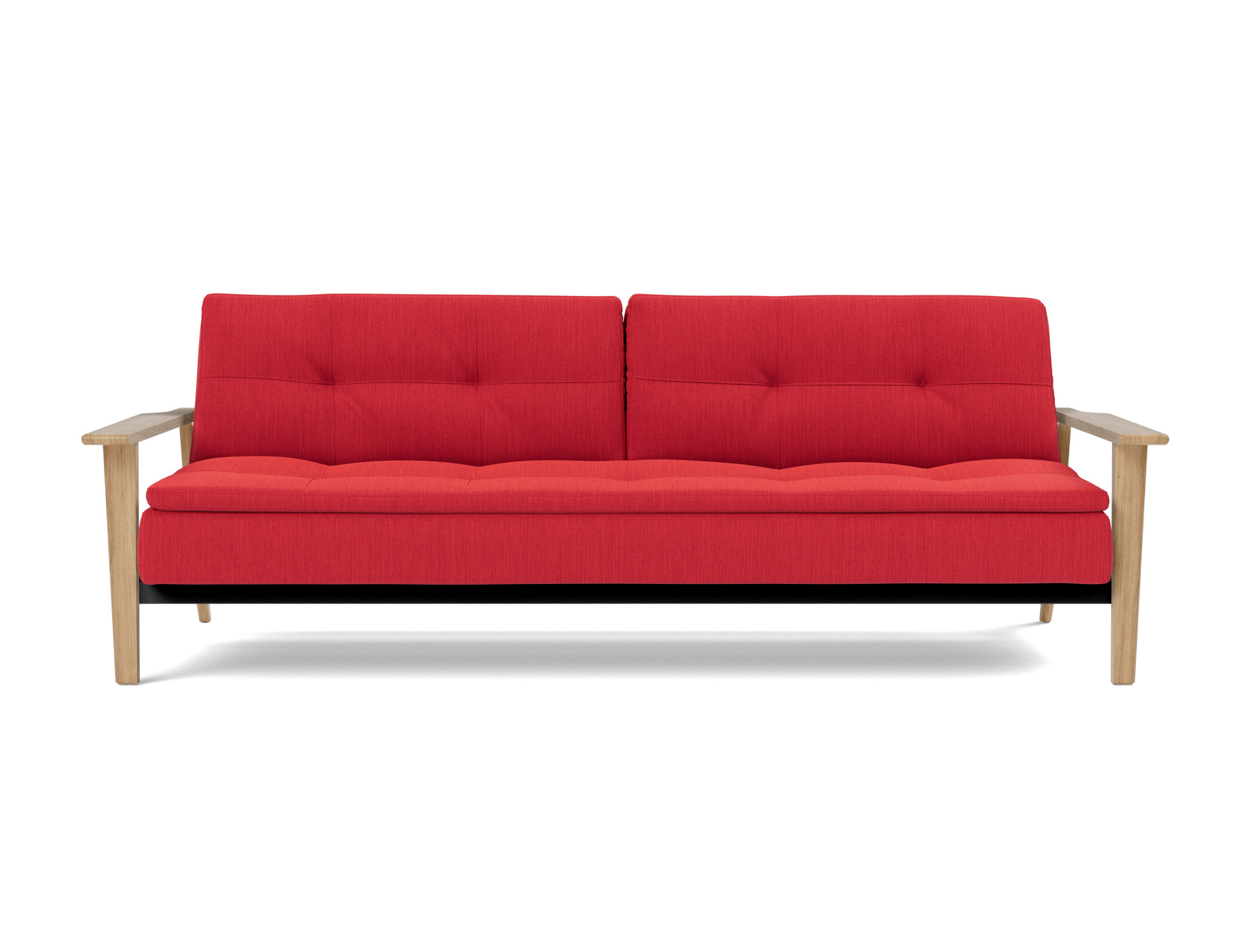 Schlafsofa Dublexo Frej Flachgewebe Elegance 511-Red