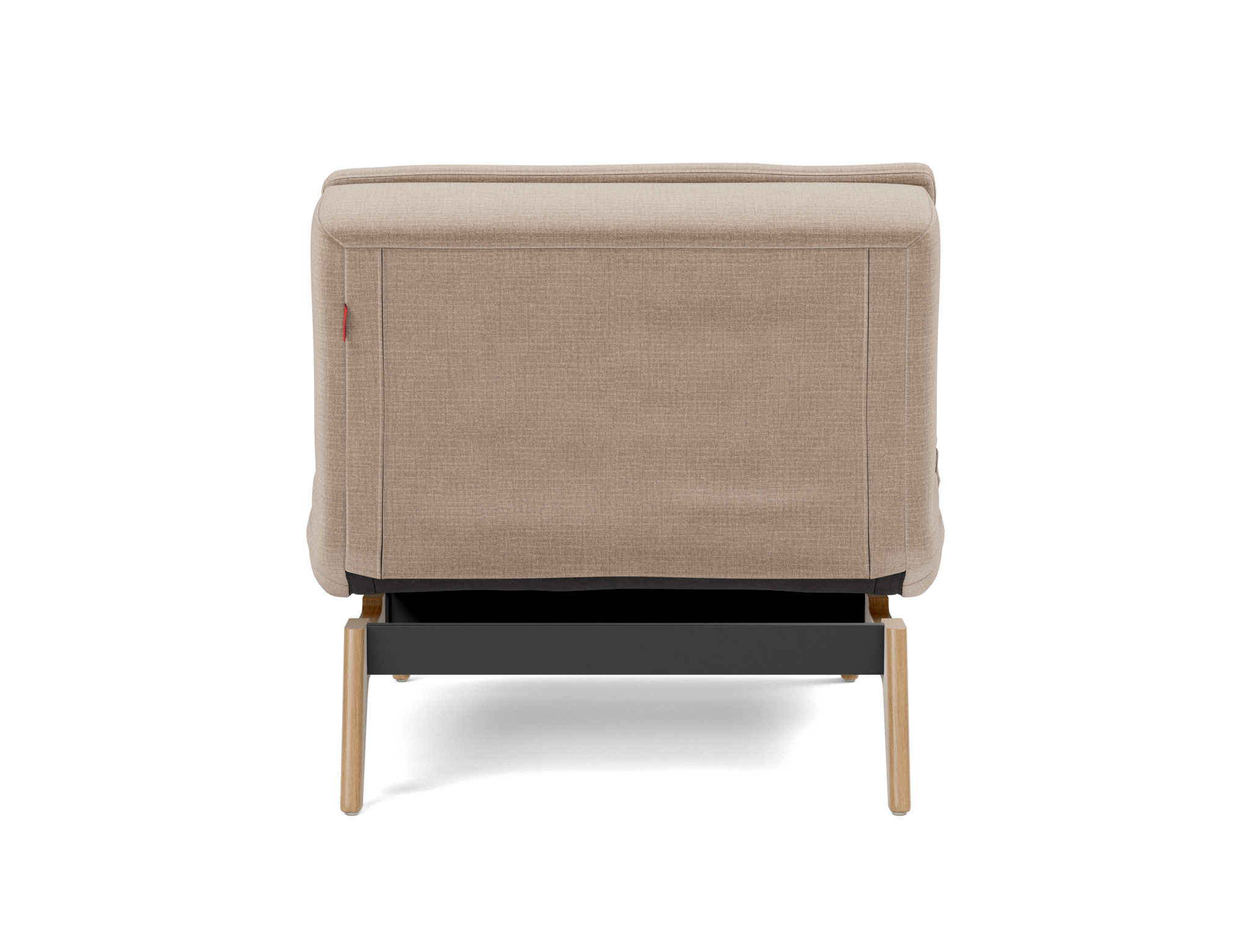 Sessel Dublexo Chenille Esina 417-Mocha Beine Eiche