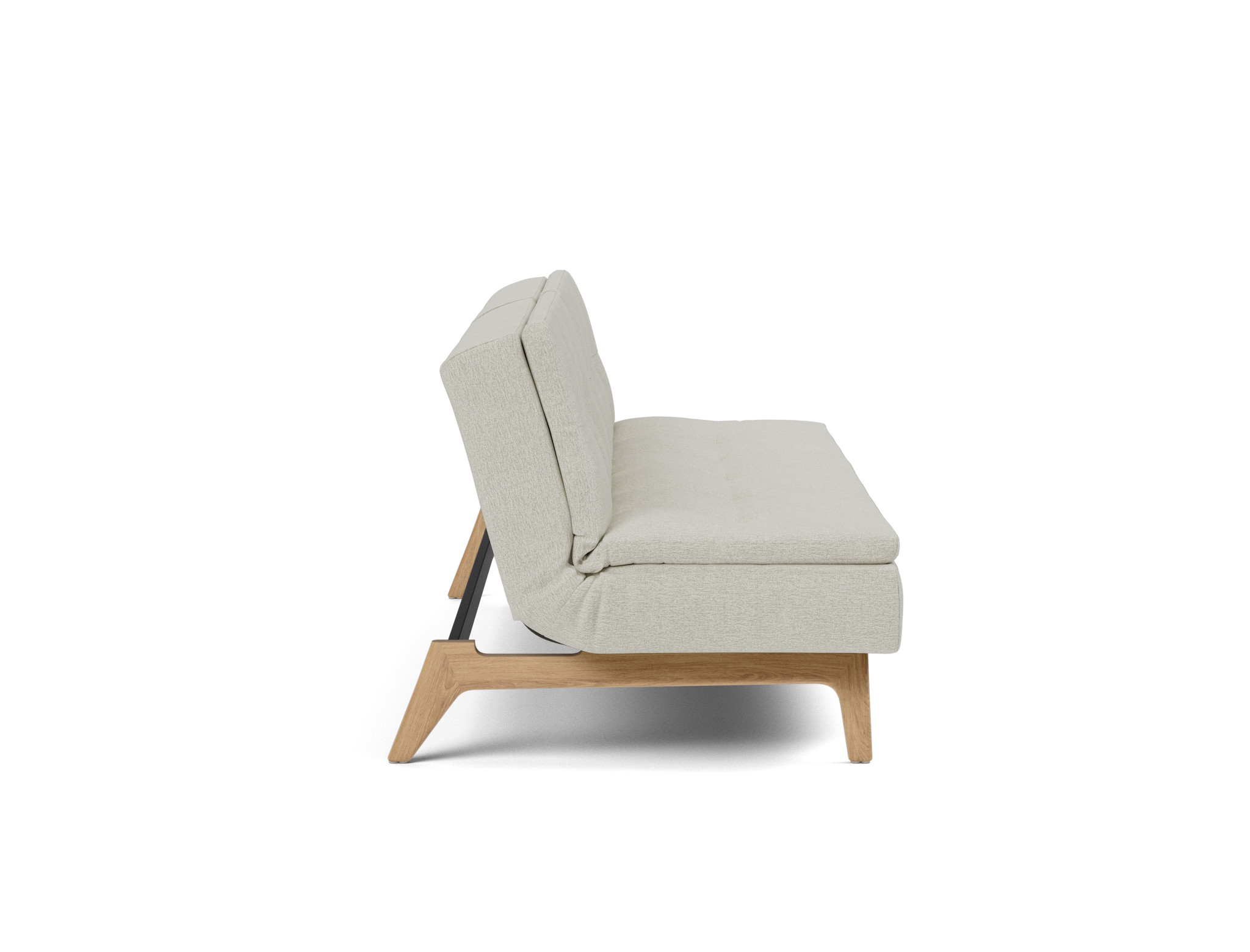Schlafsofa Dublexo Flachgewebe Mixed Dance 527-Natural Beine Eiche
