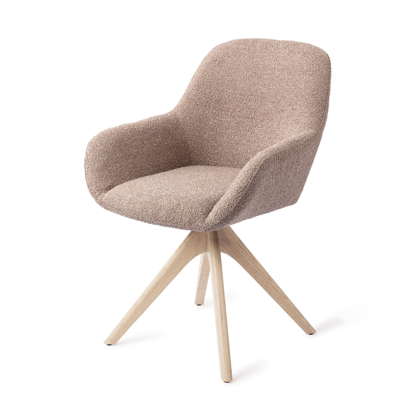 Jesper Home Esszimmerstuhl Kushi Stone Haze Revolve Eiche gebleicht