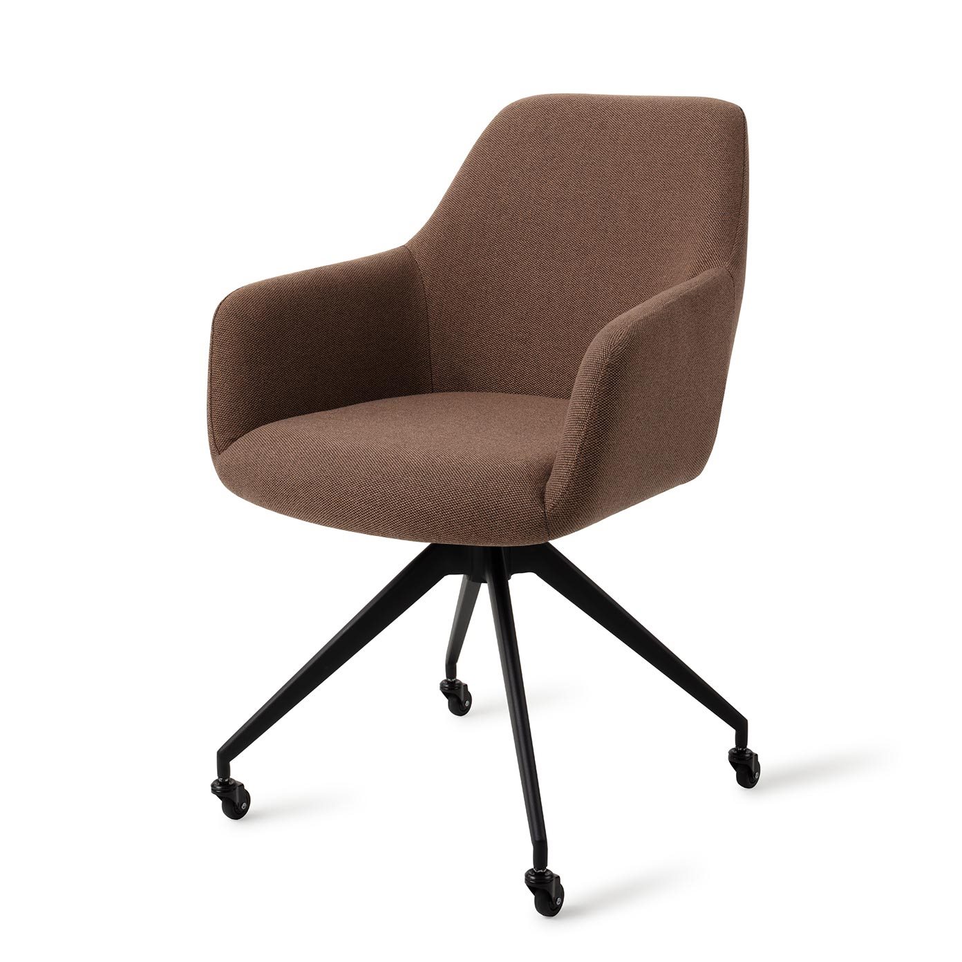 Jesper Home Esszimmerstuhl Hiroo Rustic Rye Glide Schwarz