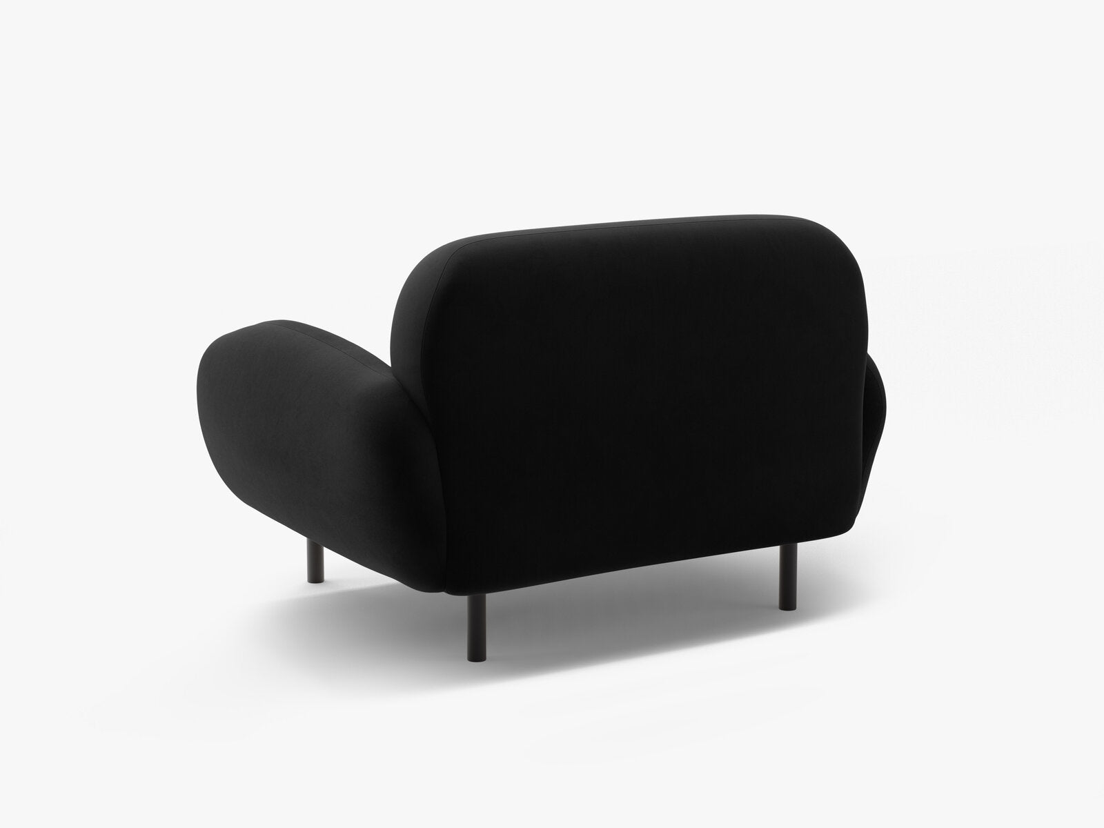 Micadoni Sessel Poppy Samt Casino Schwarz