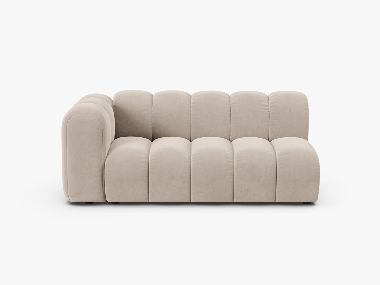 Micadoni Modul Lupine 3-Sitzer Samt Salvador Beige Links