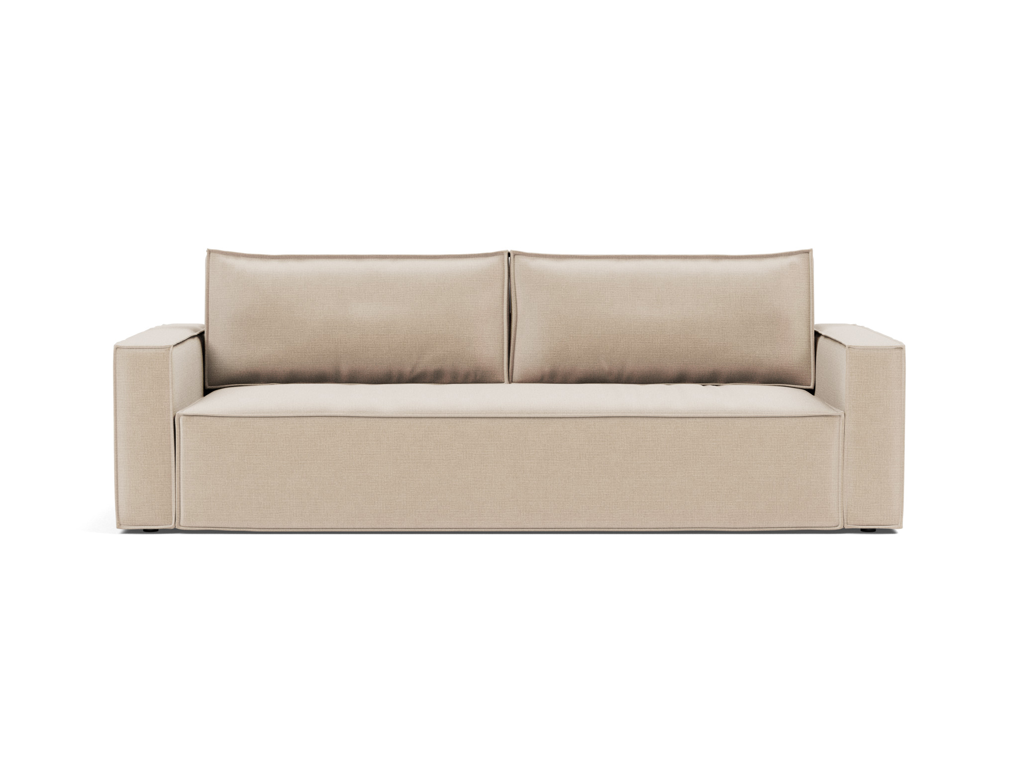 Schlafsofa Newilla Chenille Esina 410-Almond-Beige