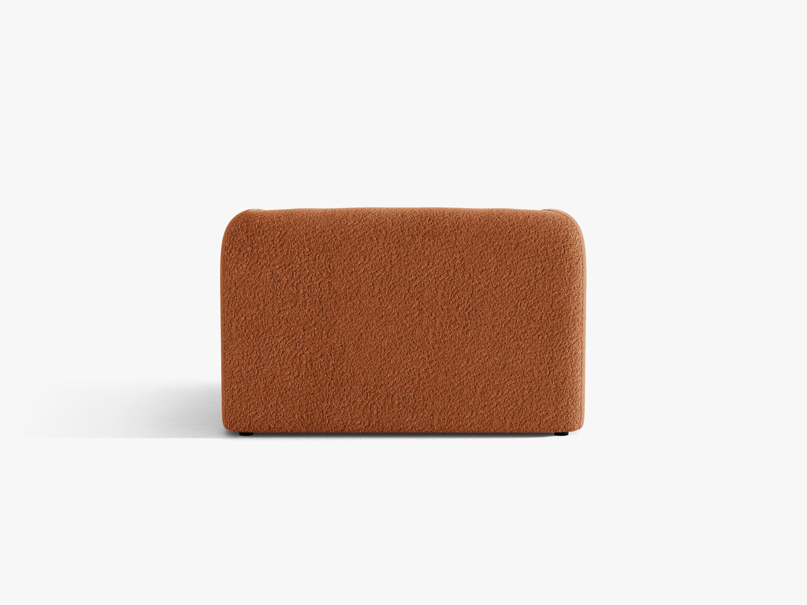 Micadoni Sessel Miley 1-Sitzer Boucle Baloo Terrakotta