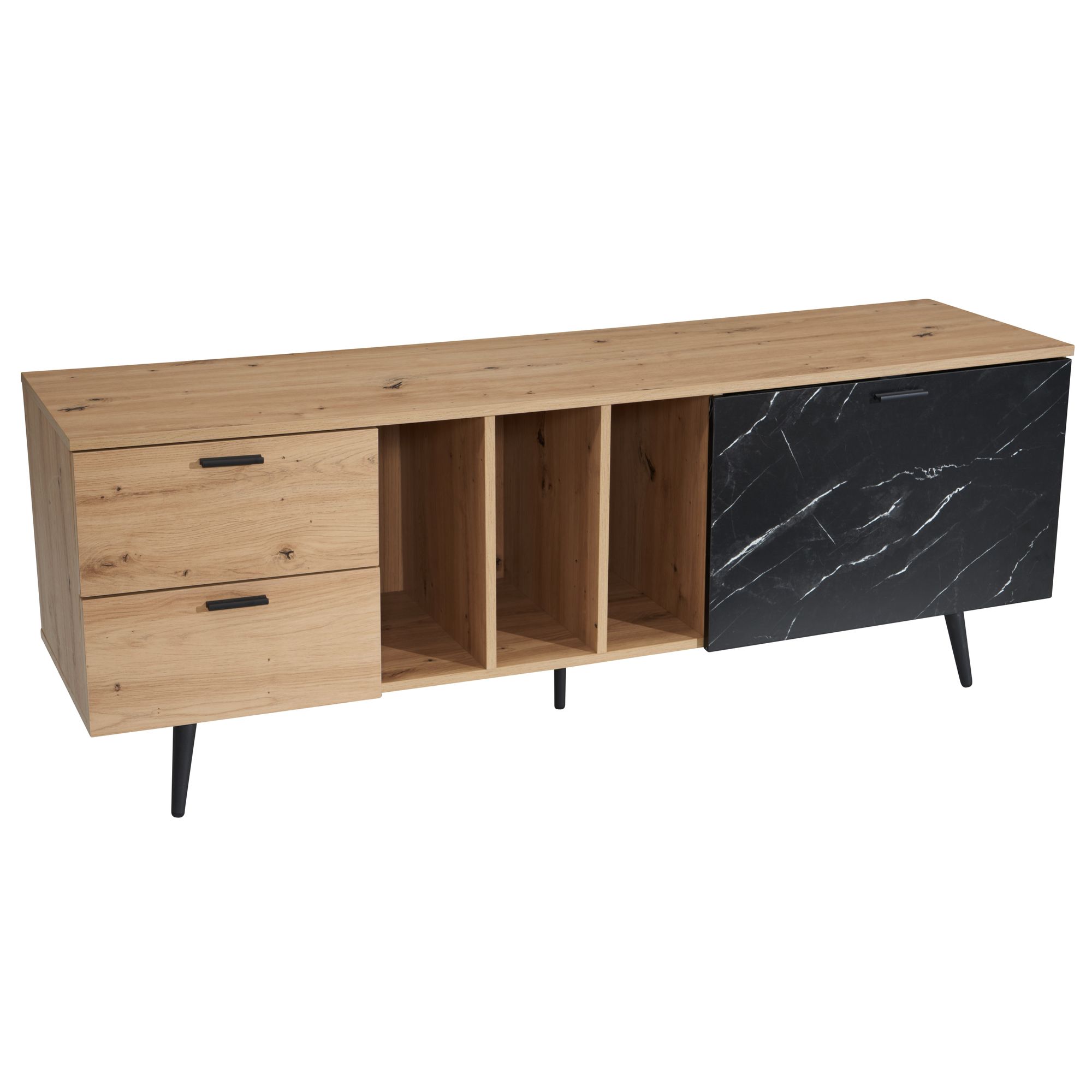 Lowboard Dalane Marmoroptik Braun 150 × 40 × 55 cm