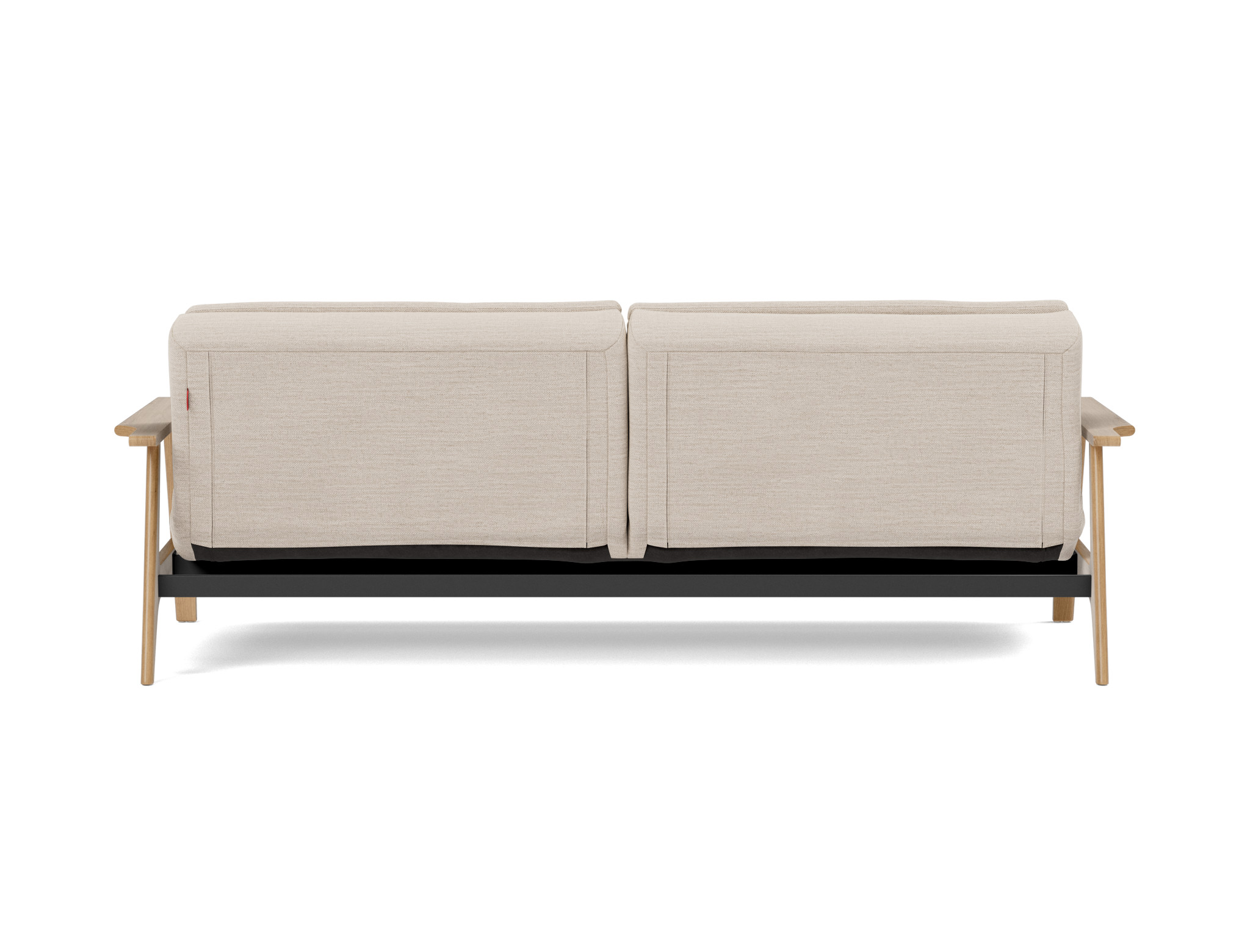 Schlafsofa Dublexo Frej Webstoff Blida 612-Sand-Grey