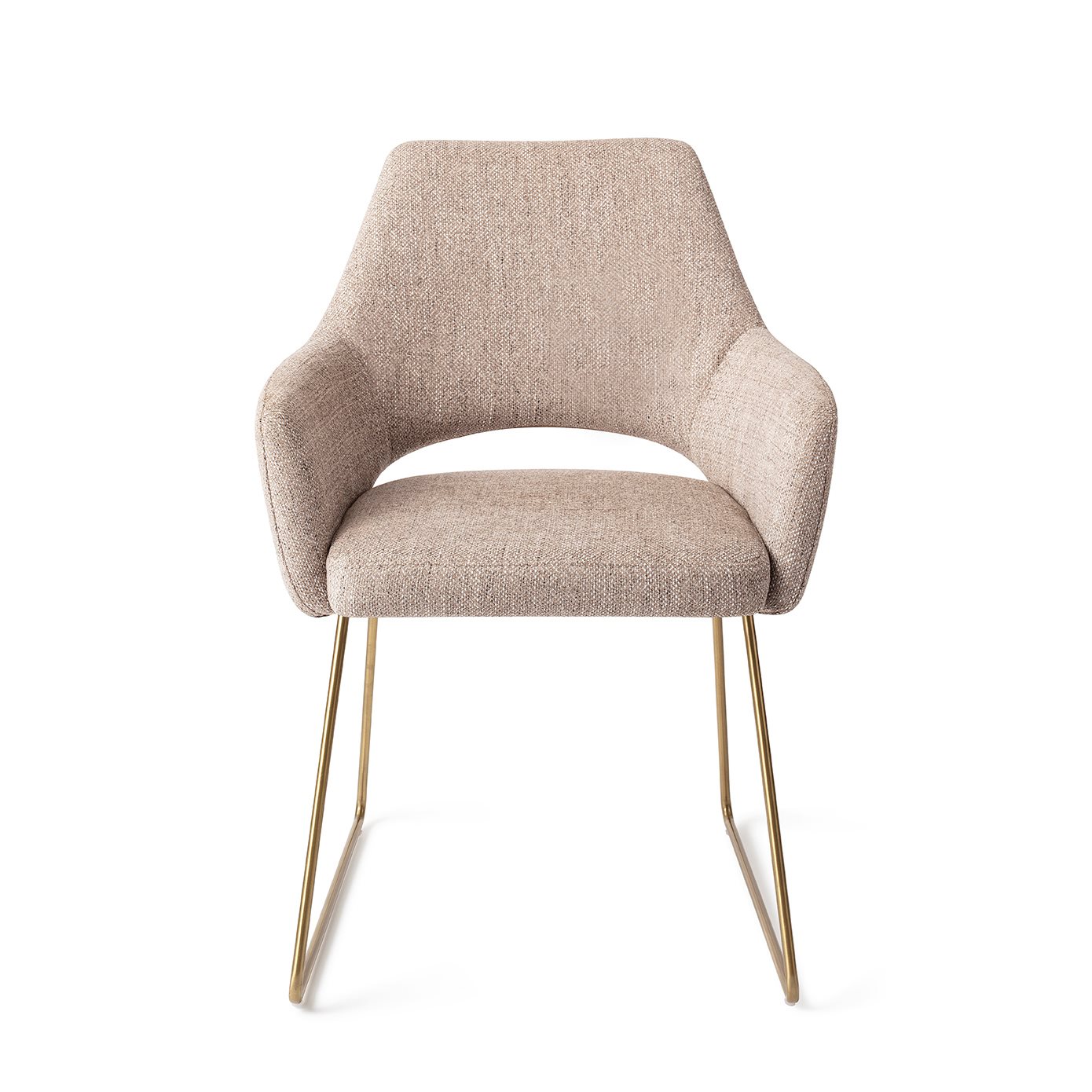 Jesper Home Esszimmerstuhl Yanai Biscuit-Beach Slide Gold moebelfaktor