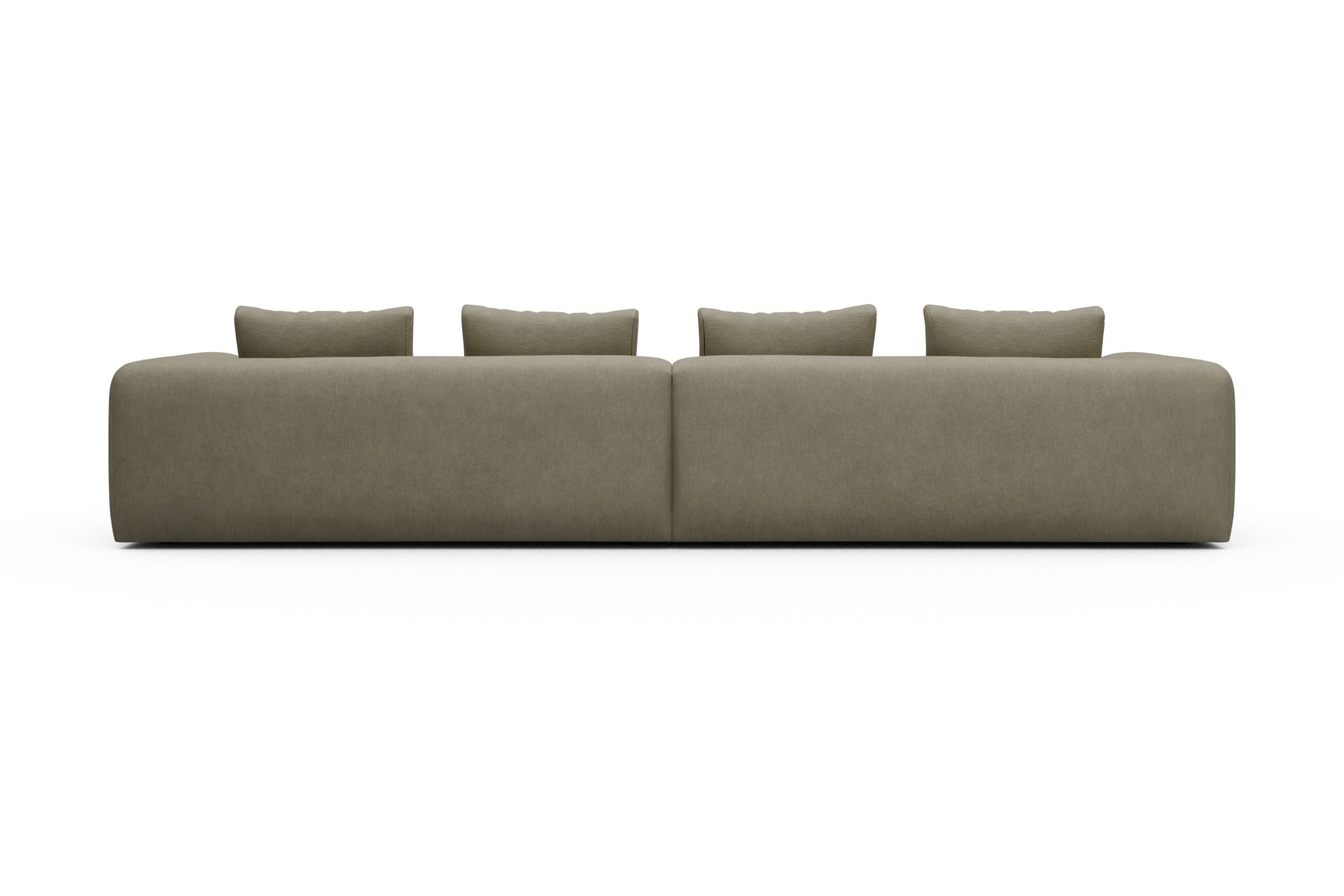 Sofa Modulares XXL Sofa Fred 5-Sitzer Vivus-Dusty-Sand