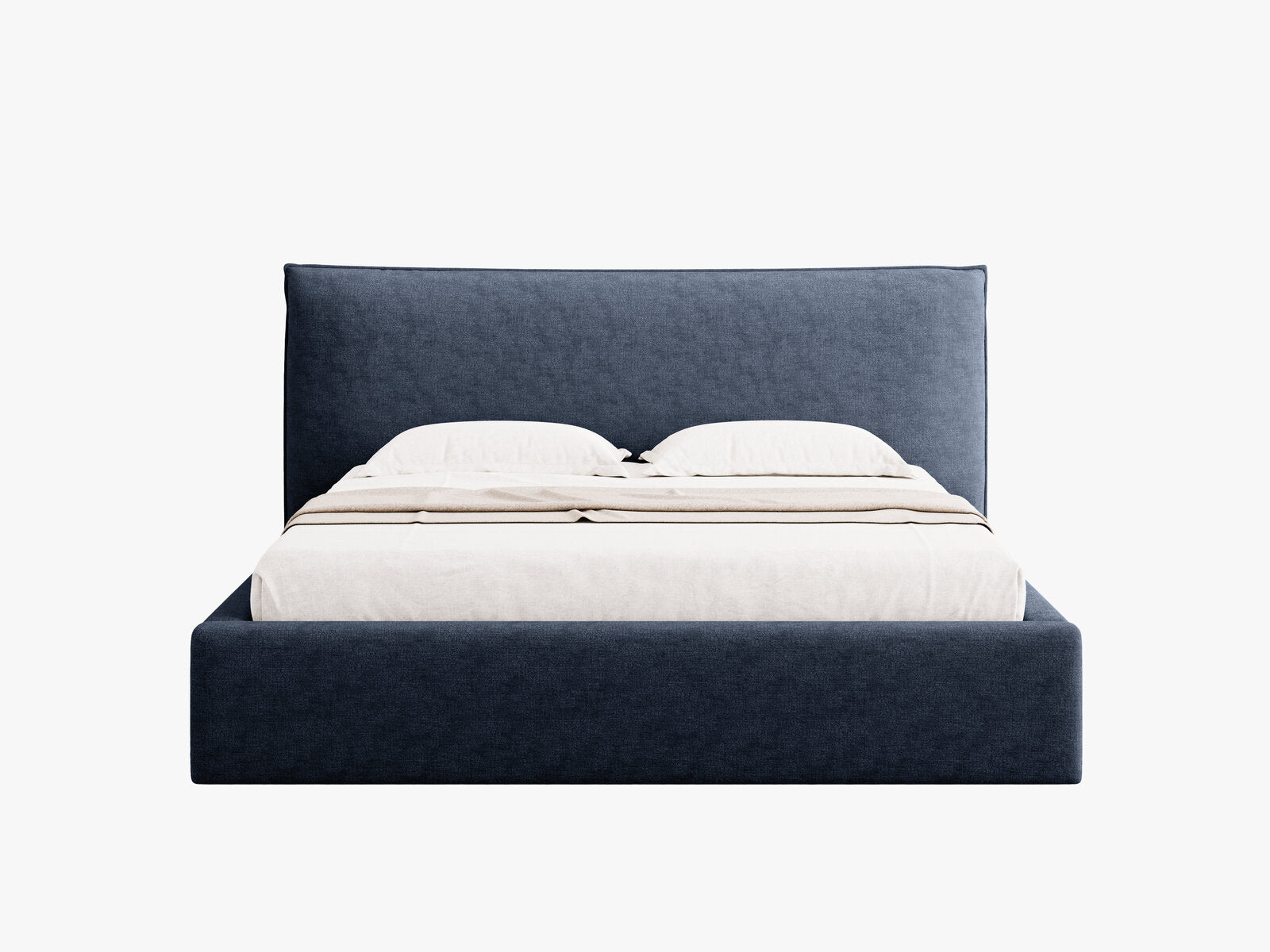 Micadoni Bett Kaelle Chenille Perfect Harmony Dunkelblau 140x200