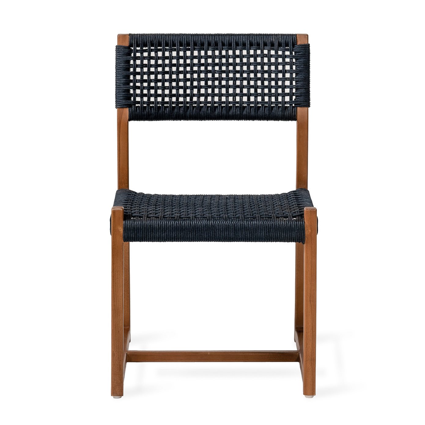 Jesper Home Outdoor-Stuhl Kuwana Indigo-Weave Gestell Bernstein moebelfaktor