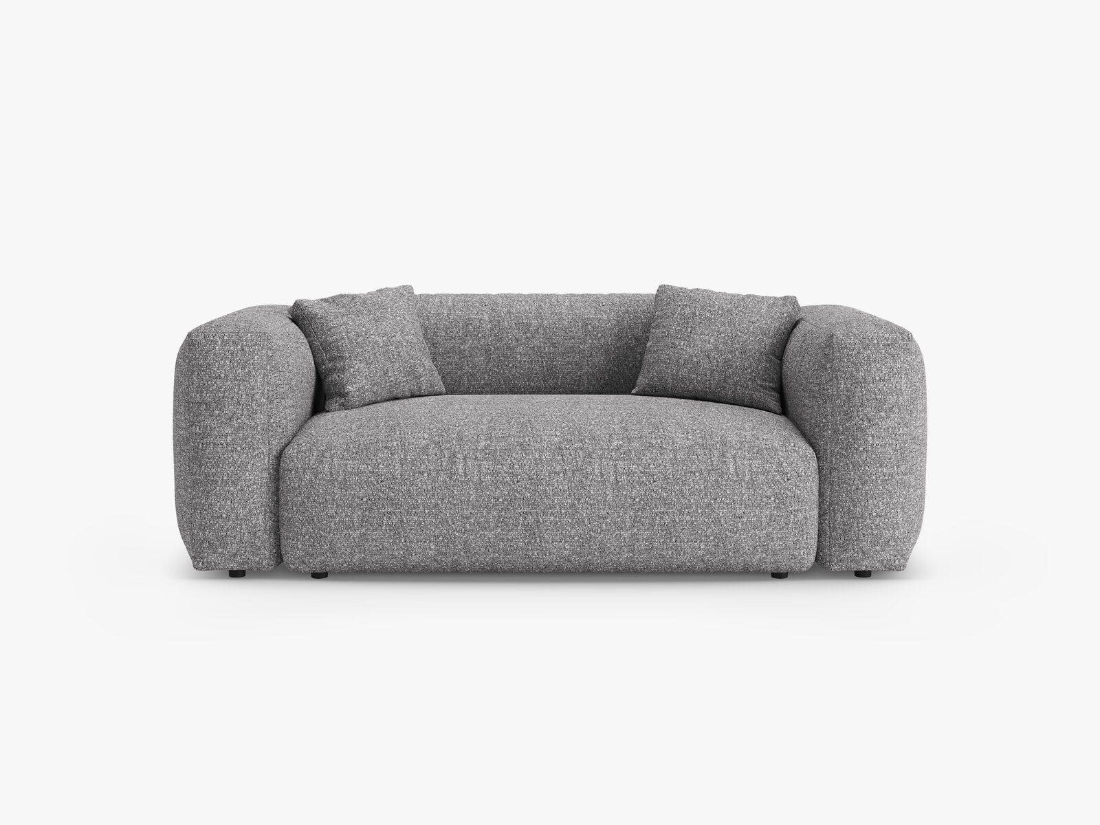 Micadoni Martina Sofa 2-Sitzer Boucle Monet Graphit