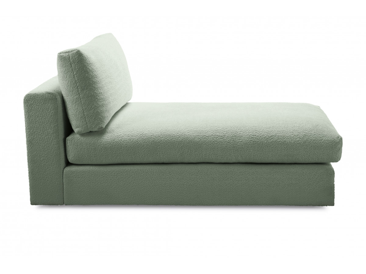 Bobochic Paris Méridienne-Modul Bouclé-Stoff Grün