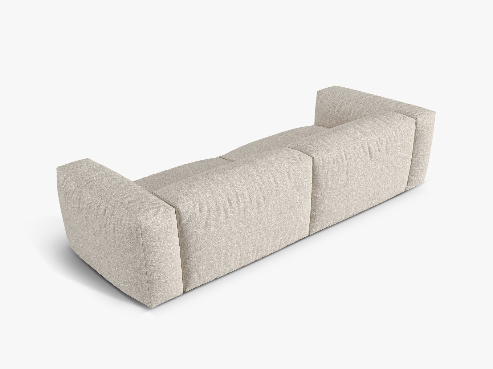 Micadoni Sofa Martina 4-Sitzer Boucle Monet Beige