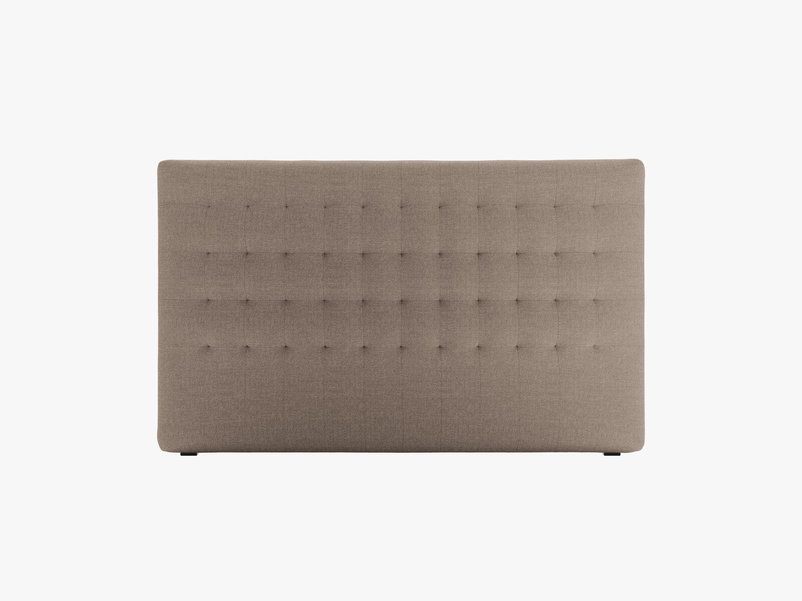 Micadoni Nova Samtiger Kopfteil 120 cm (H 95 cm) Strukturierter Stoff Liberty Cappuccino 160x95