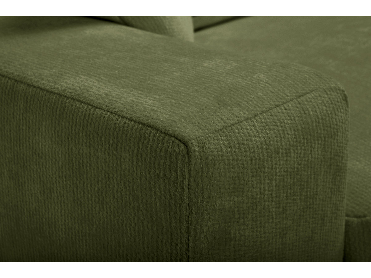 Bobochic Nevada Sofa 3-Sitzer 226 × 150 cm Stoff Grün