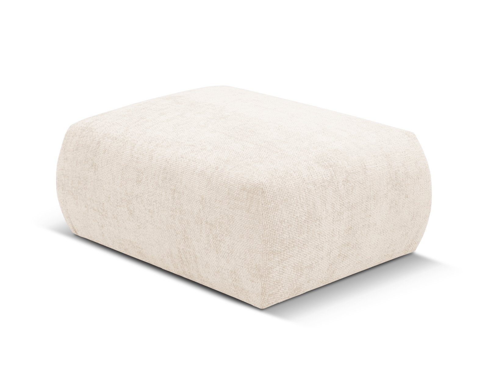 Cosmopolitan Design Pouf Matera Chenille Eden Helles Beige