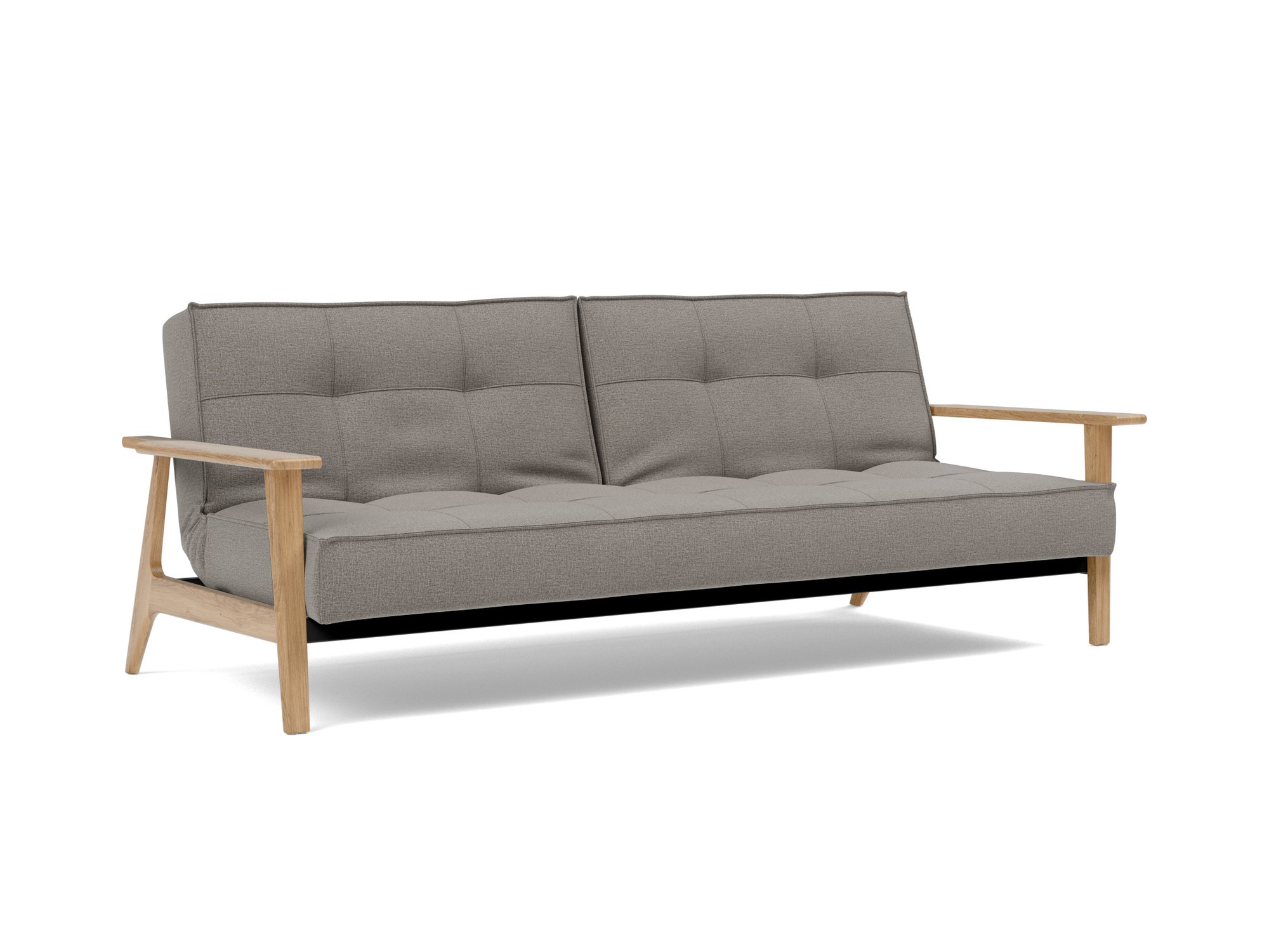 Schlafsofa Splitback Frej Flachgewebe Mixed Dance 521-Grey