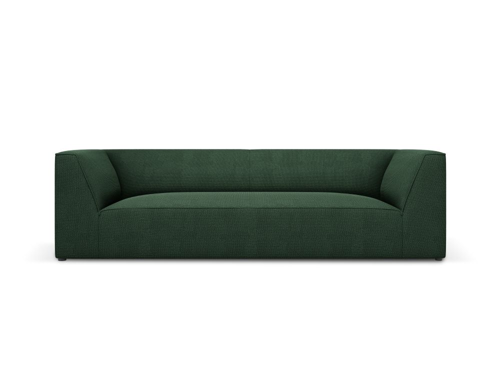 Cosmopolitan Design Sofa Siena 3-Sitzer Strukturierter Stoff Ottawa Grün