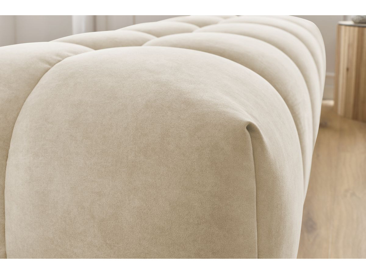 Bobochic Mont-blanc Pouf Samt Beige