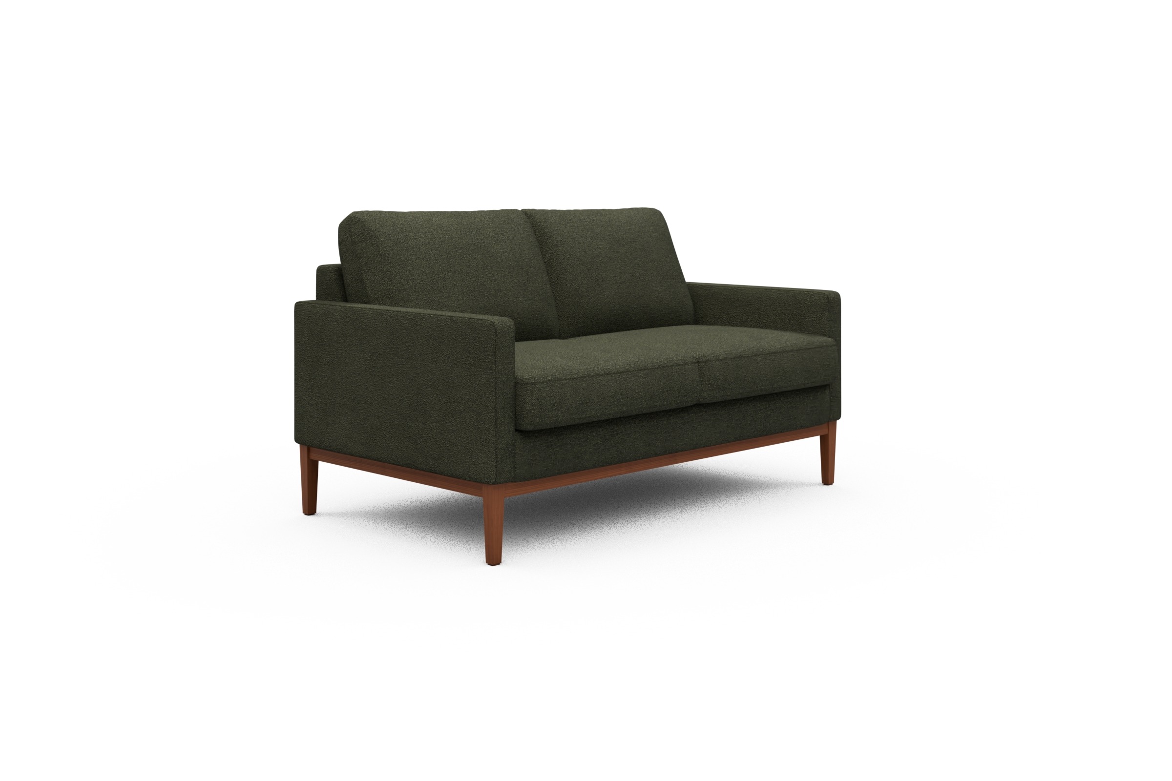 Sofa Bodo 2-Sitzer Boucle-Forest-Green