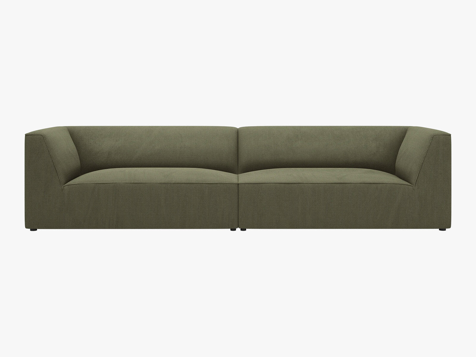Micadoni Sofa Ruby 4-Sitzer Kord Scala Grün