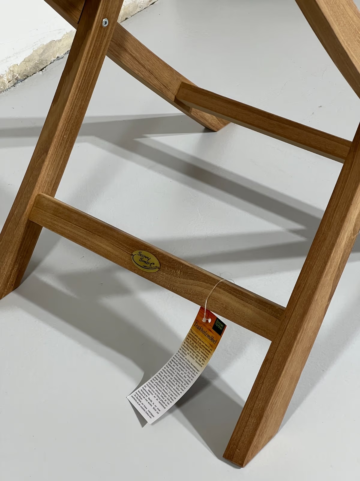 Sunny Smart Klapptisch York rund Teakholz natur 100cm