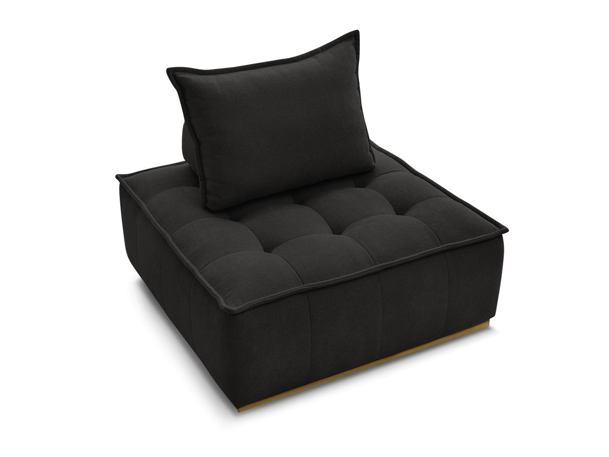 Bobochic Elisa Sofamodul 1-Sitzer Strukturstoff Schwarz