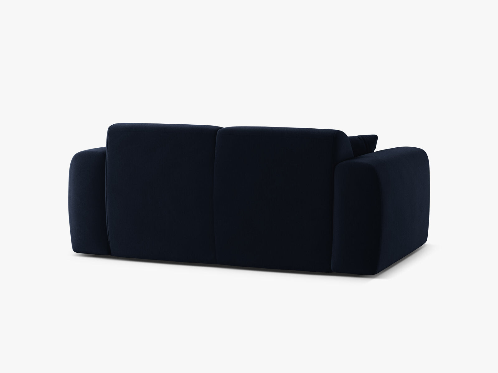 Micadoni Sofa Molino 2-Sitzer Samt Casino Königsblau