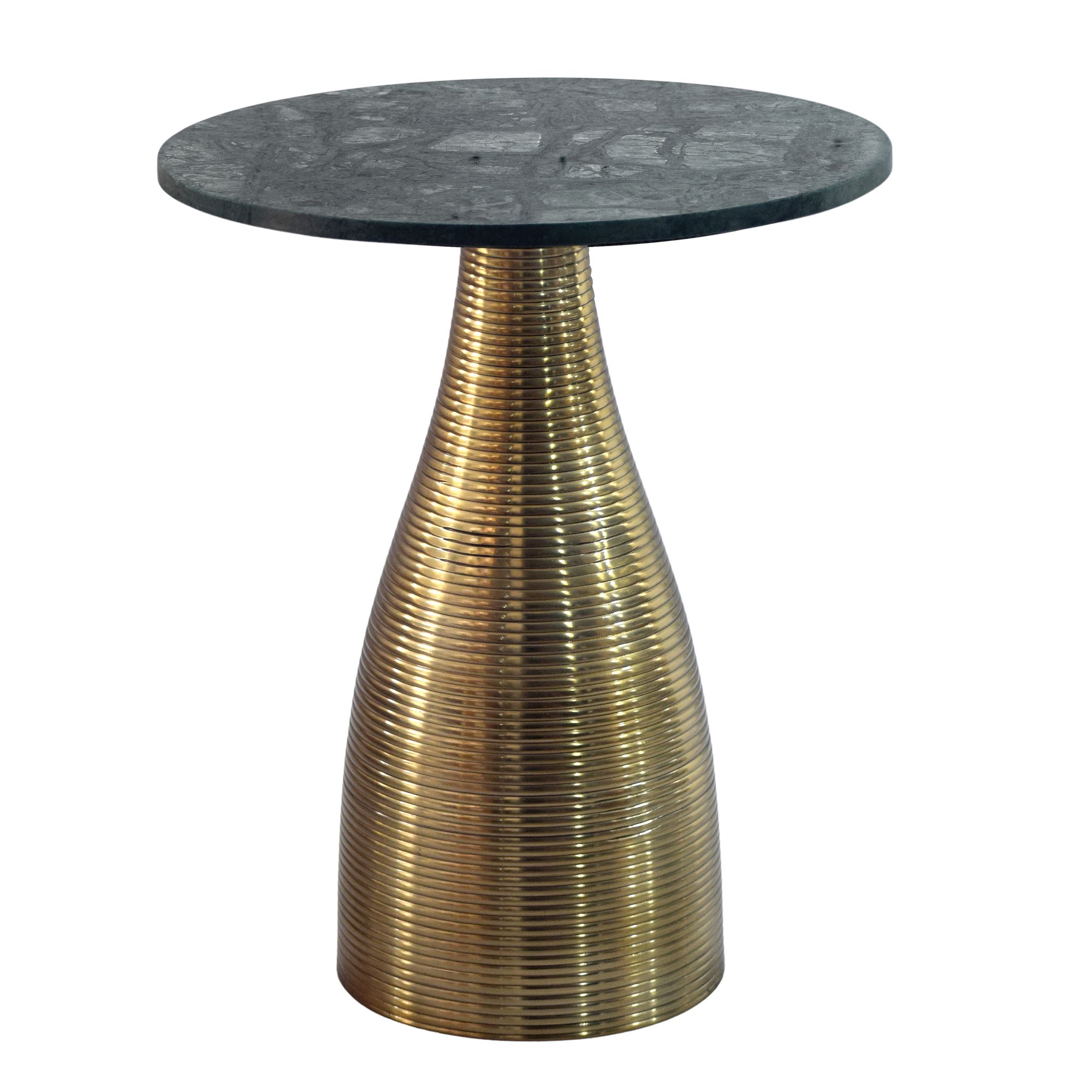 Beistelltisch Leka Marmor Grün Ø 40 cm