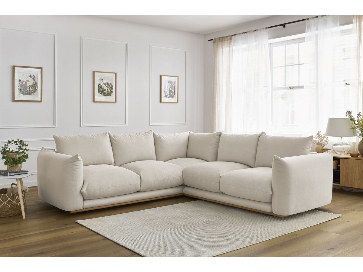 Bobochic Ernest Ecksofa Stoff Beige