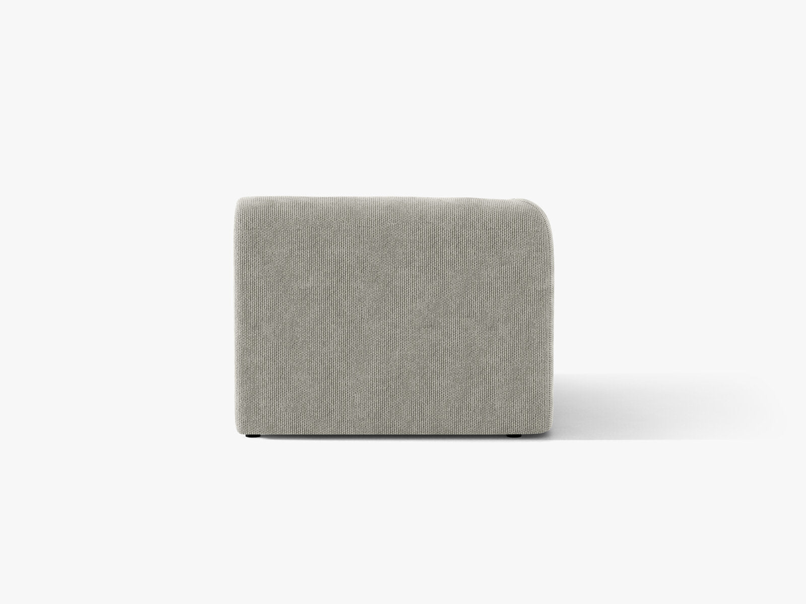 Micadoni Eckmodul Miley 1-Sitzer Links Chenille Haga Hellgrau