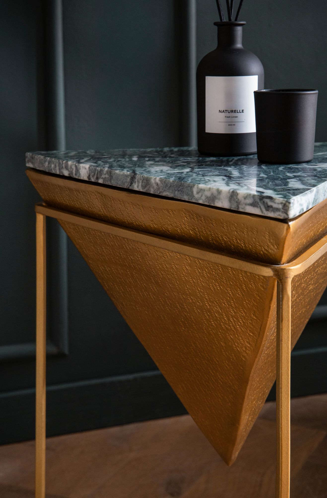 Beistelltisch Rosendal Marmor Gold