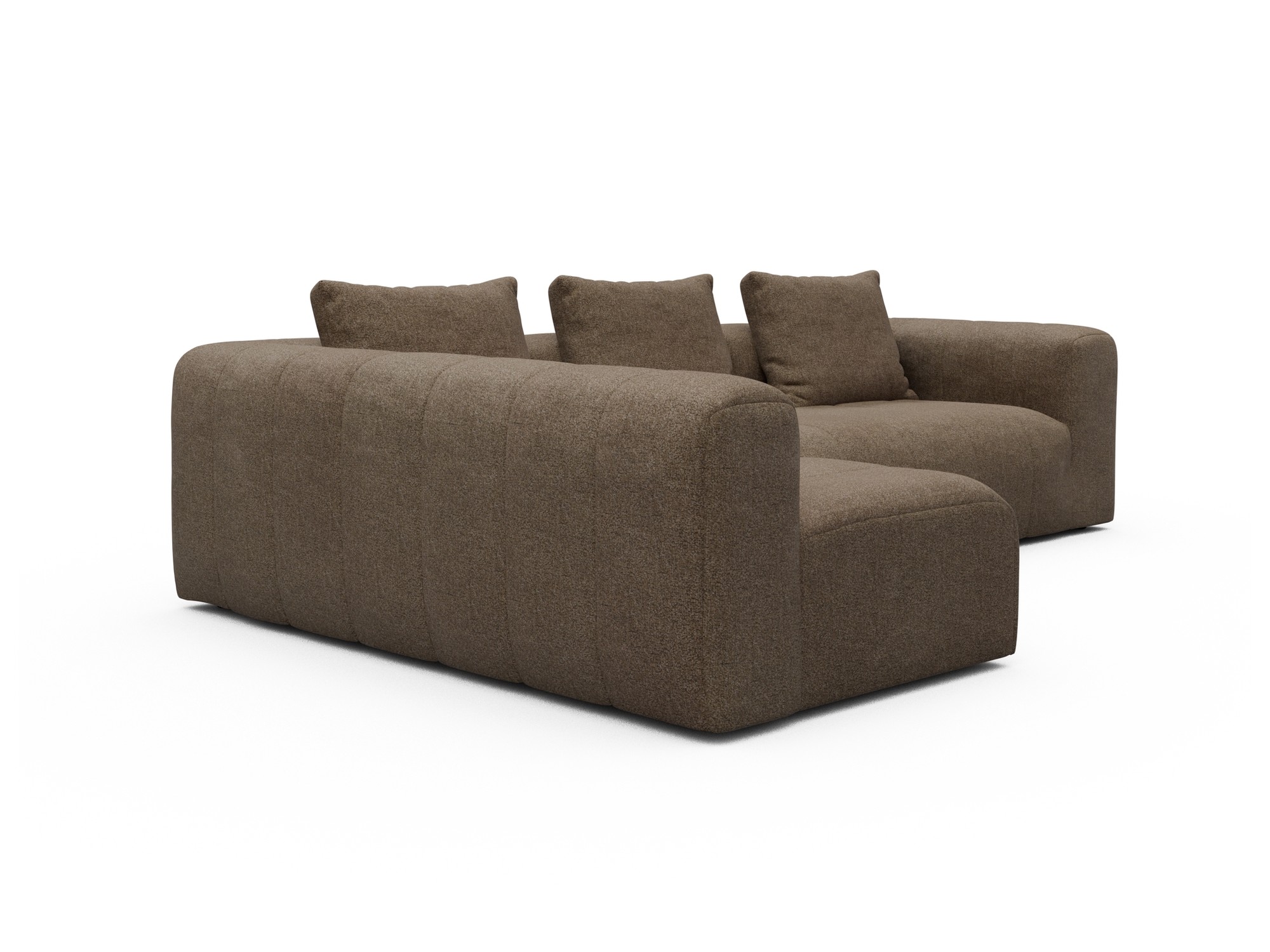 Hugo 2x 2,5-Sitzer Armlehne rechts Aivi-Khaki-Brown moebelfaktor