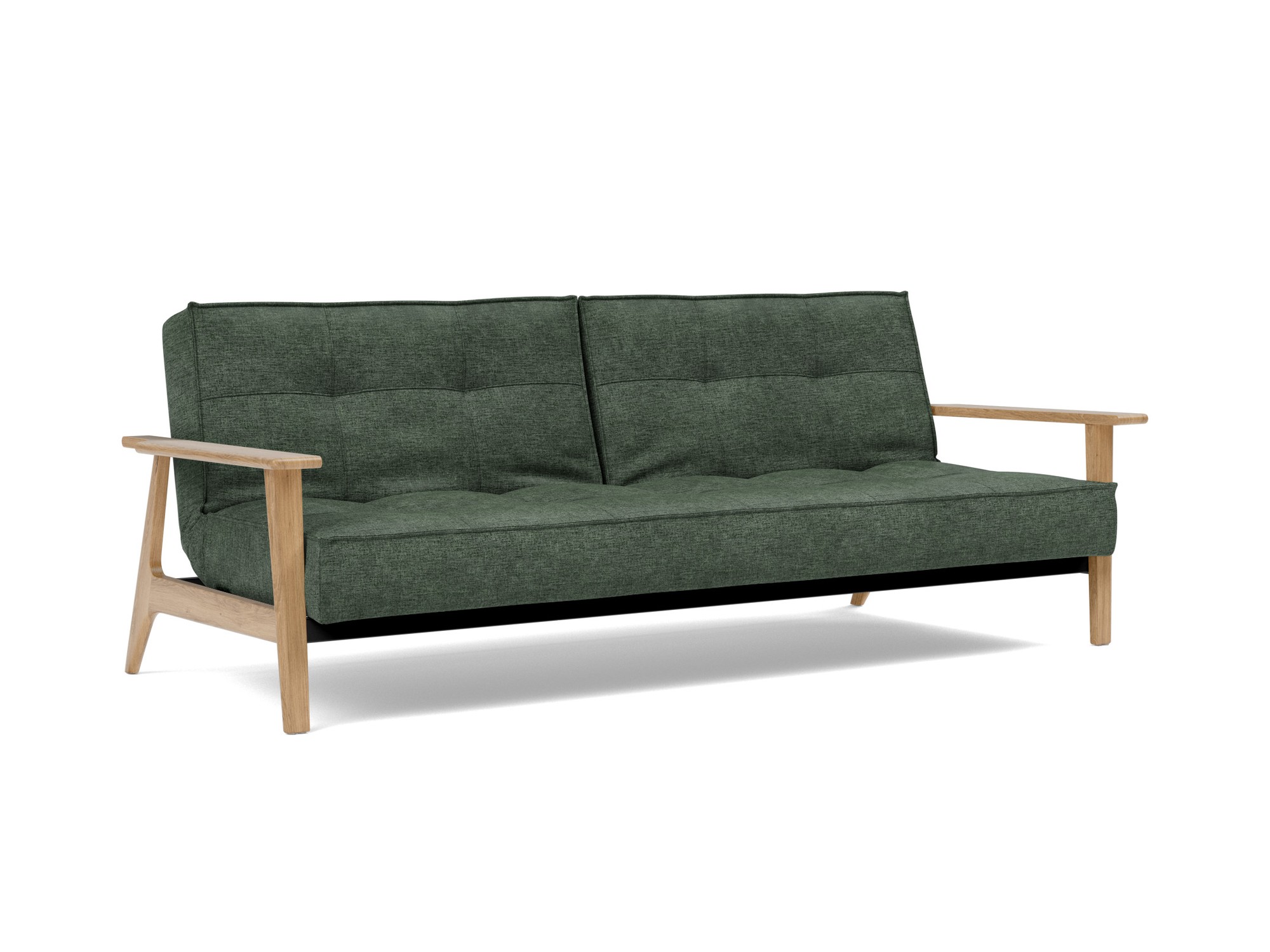 Schlafsofa Splitback Frej Flachgewebe Avella 281-Pine-Green