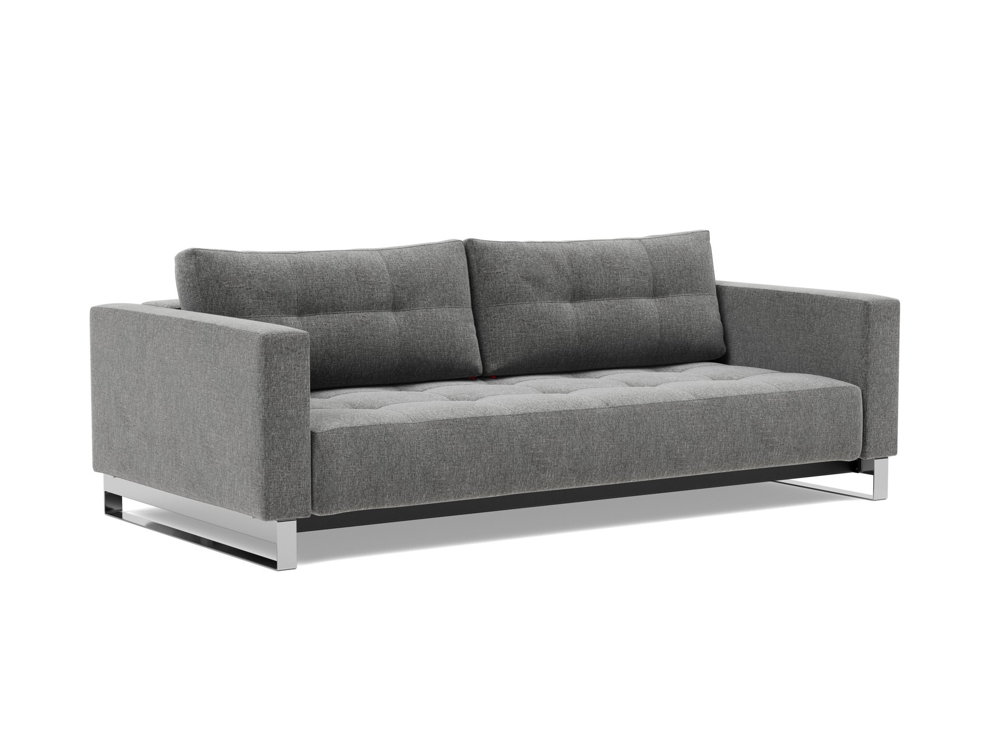 Schlafsofa Cassius D.E.L. Strukturierter Stoff Twist 563-Charcoal