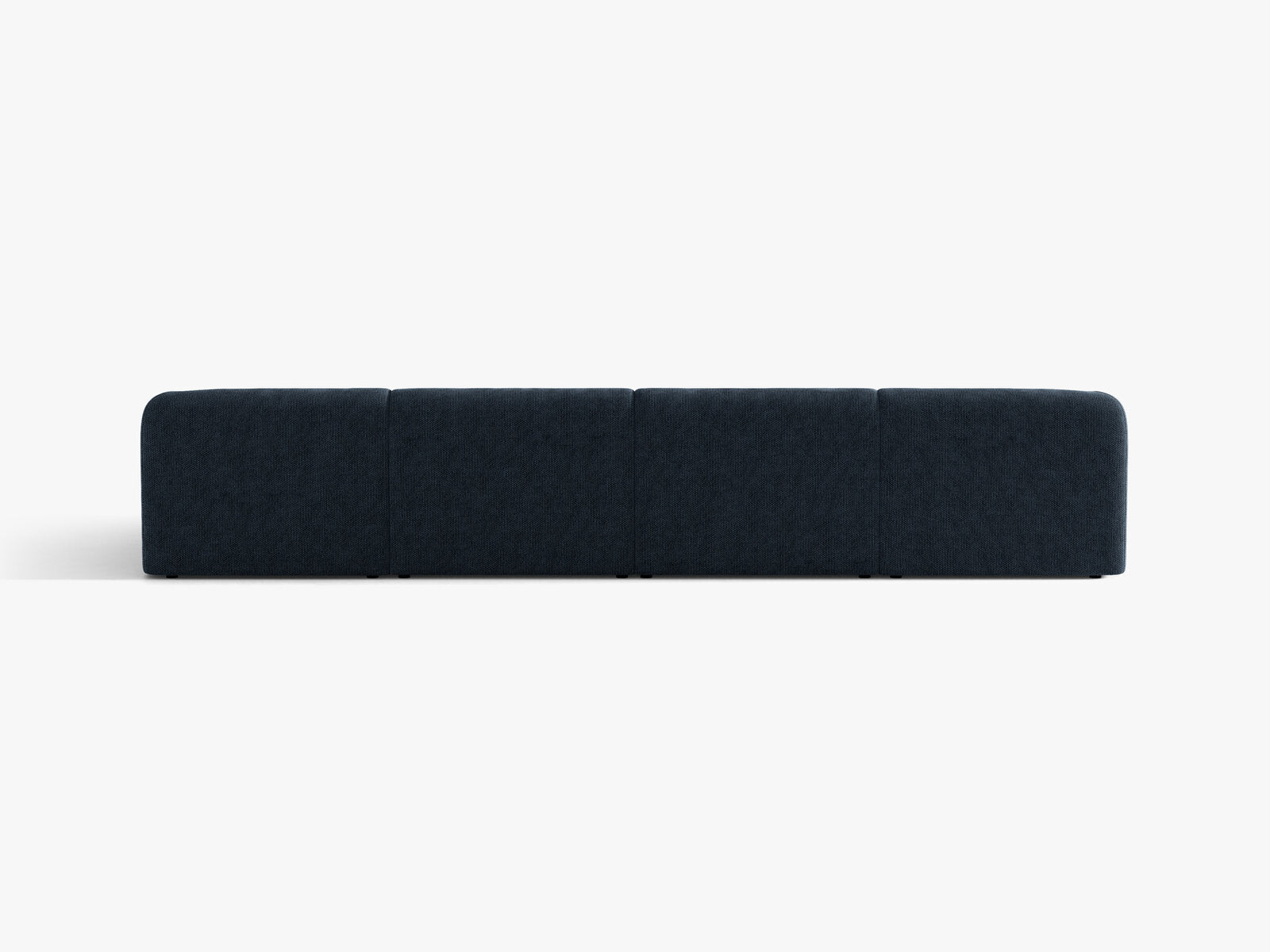 Micadoni Panorama-Sofa Miley 5-Sitzer Chenille Haga Königsblau