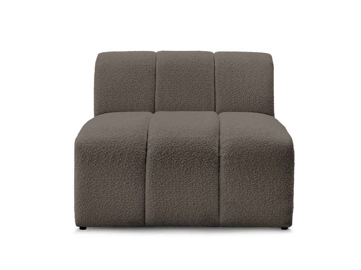 Bobochic Annecy Sofamodul 1-Sitzer Bouclé-Stoff Braun