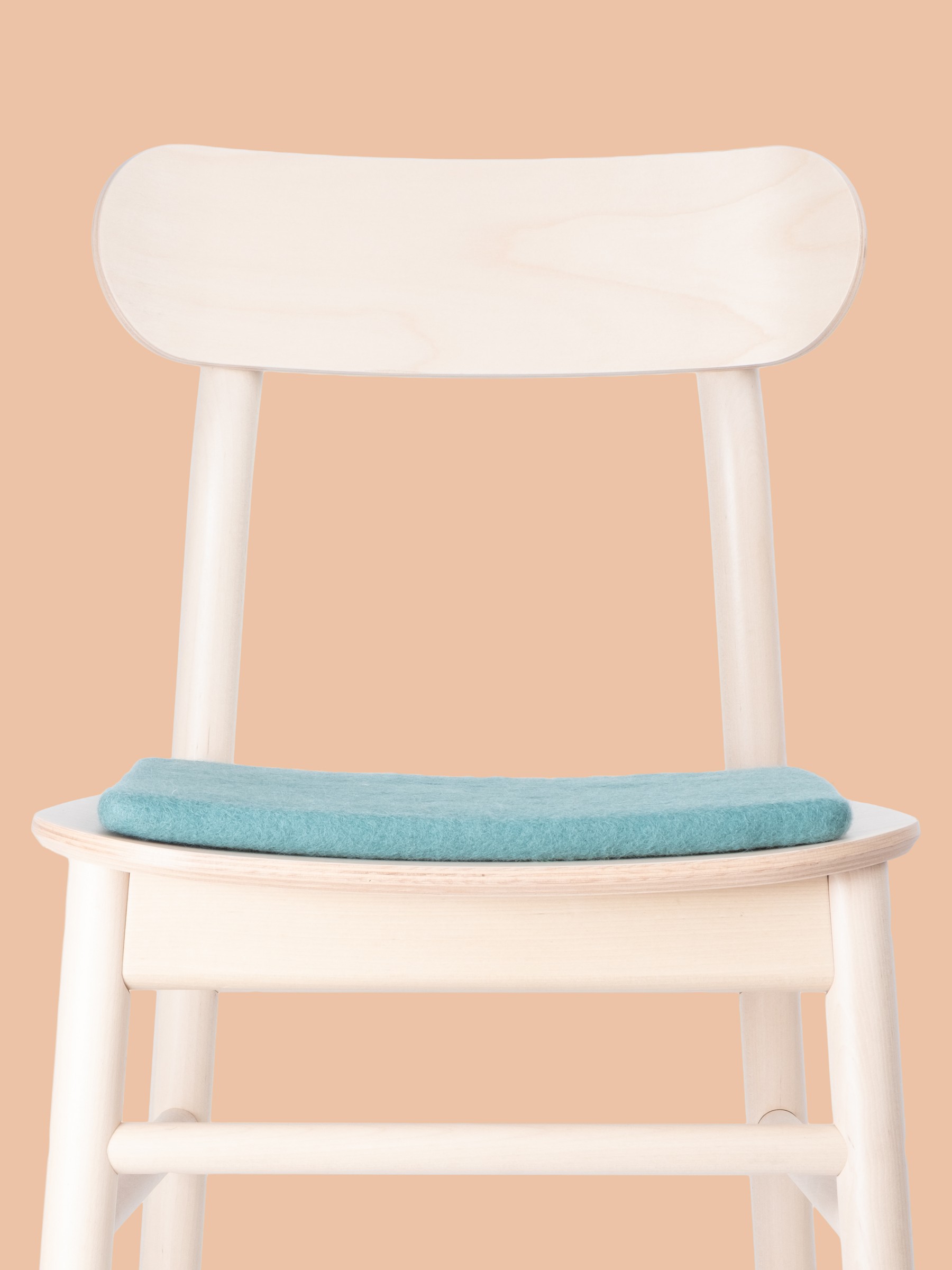 myfelt Taro Filz-Sitzauflage Aqua 36 x 36 cm