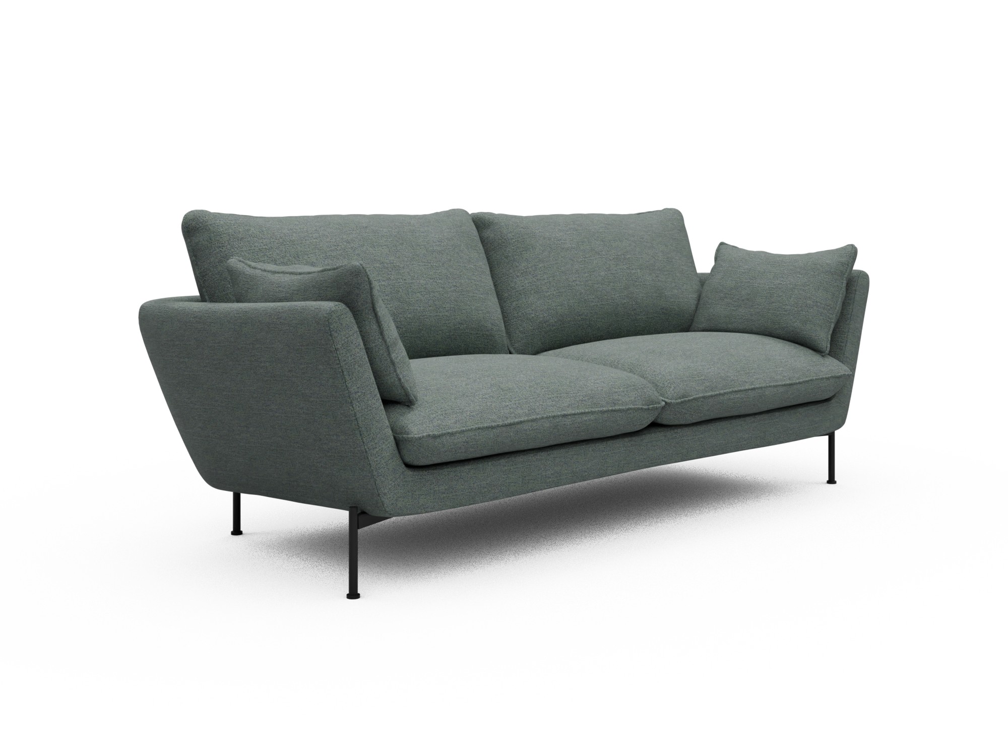 Skandi Home Sofa Anton 3-Sitzer Carreno-Ice-Blue moebelfaktor
