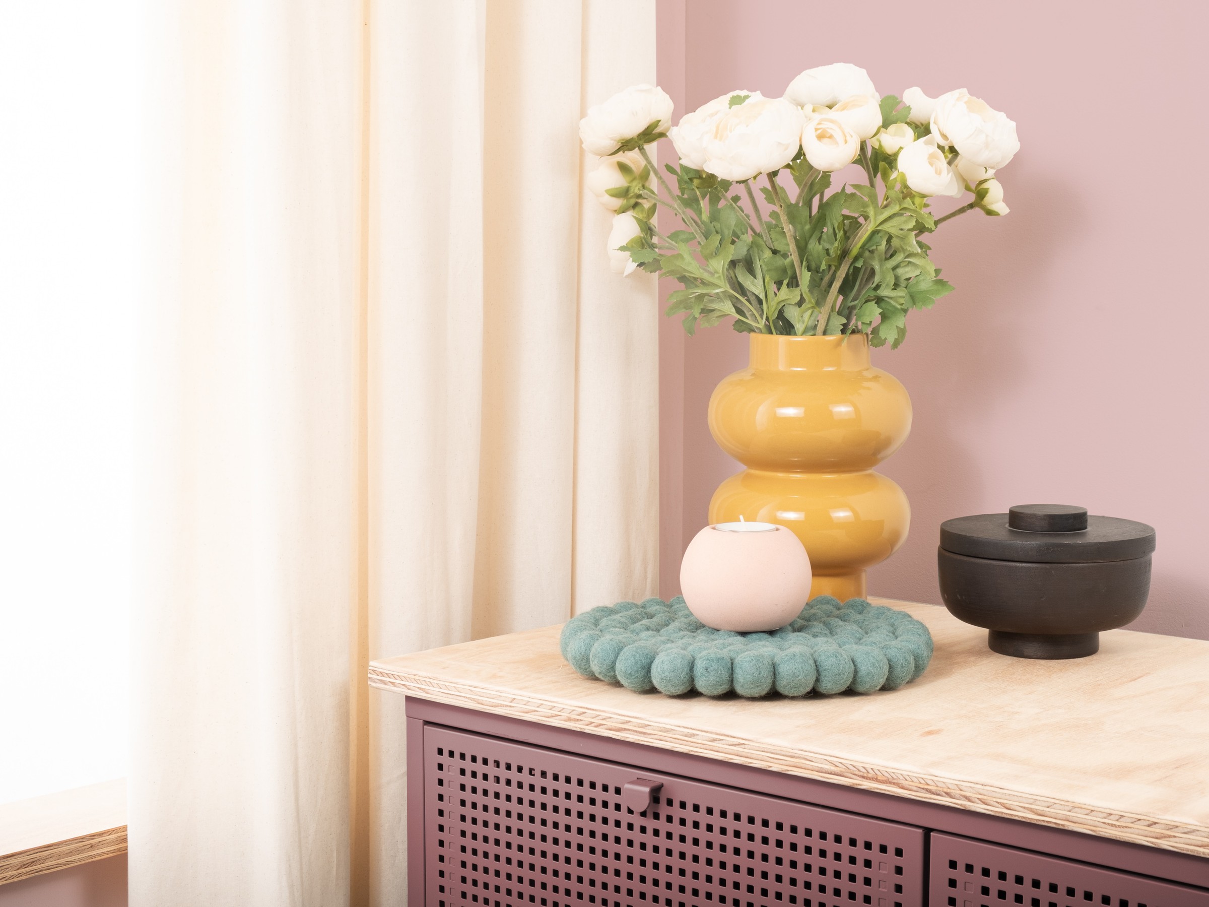 myfelt Taro Topfuntersetzer Aqua Ø 20 cm
