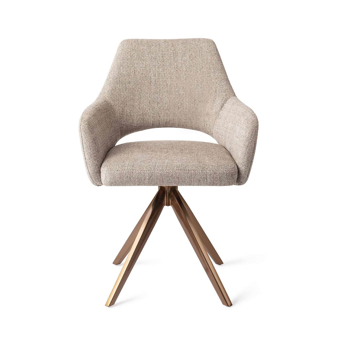 Jesper Home Esszimmerstuhl Yanai Biscuit-Beach Turn Rosa moebelfaktor
