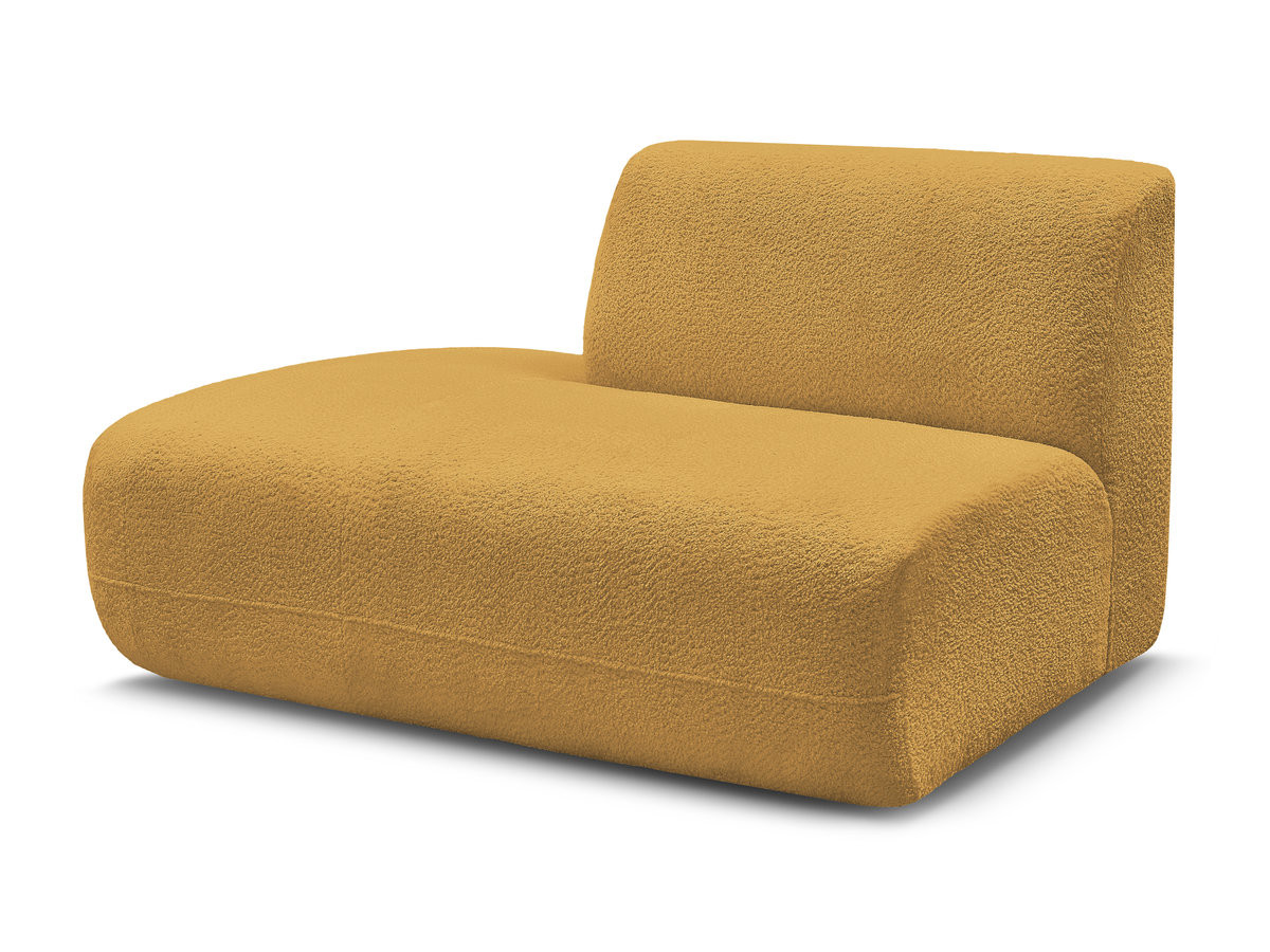 Bobochic Anda Sofamodul 2-Sitzer Chenille Gelb Ecke links