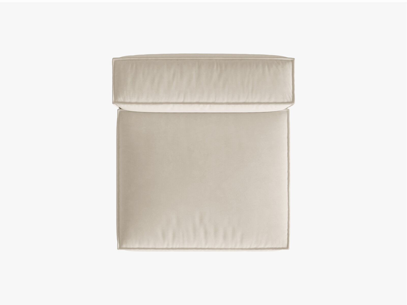 Micadoni Modul Nuria 1-Sitzer Samt Beige