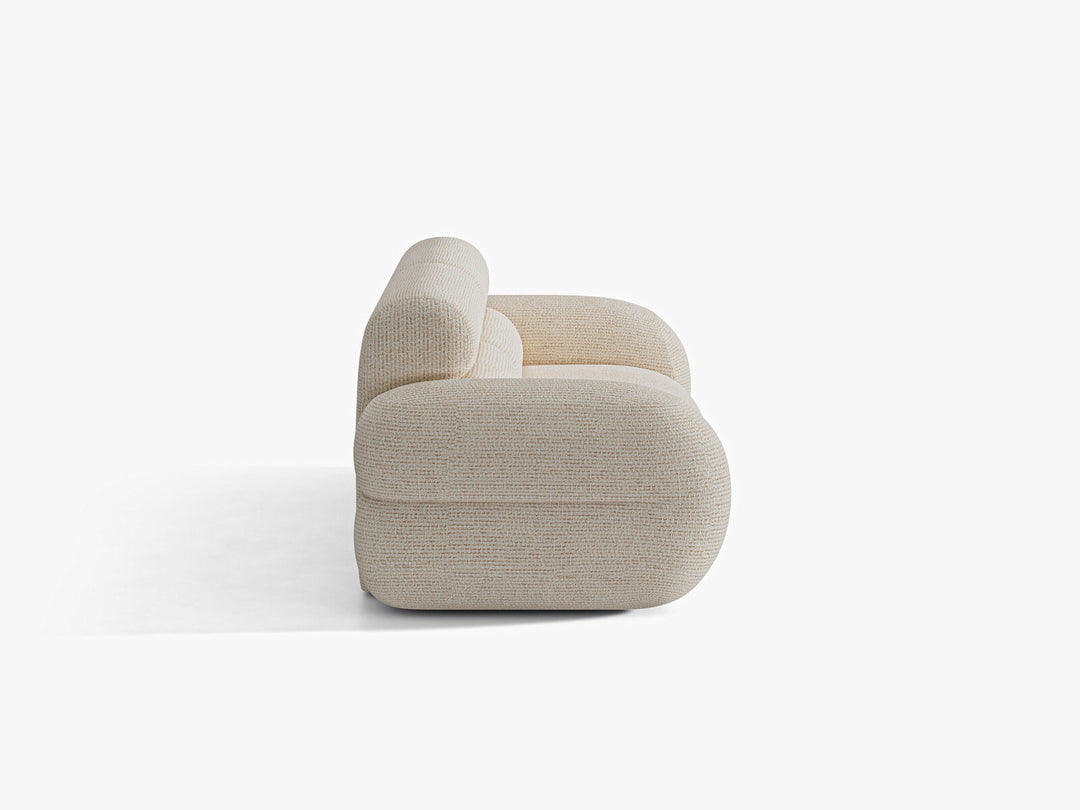 Micadoni Neo Sofa 3-Sitzer Chenille SILENCIO Helles Beige