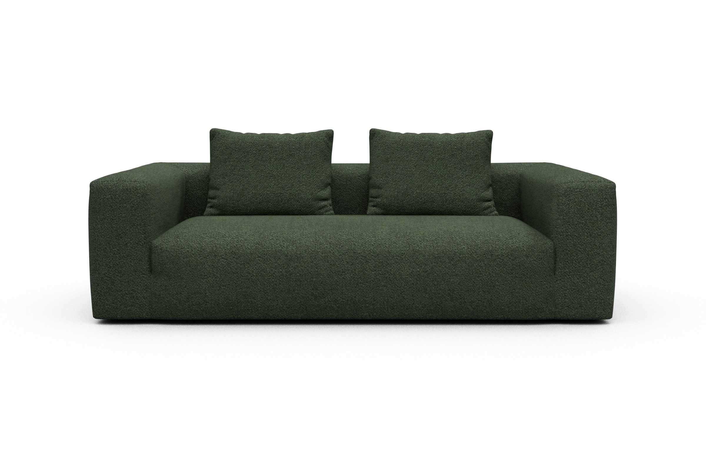 Skandi Home Sofa Fred 3-Sitzer Vanora-Deep-Green moebelfaktor